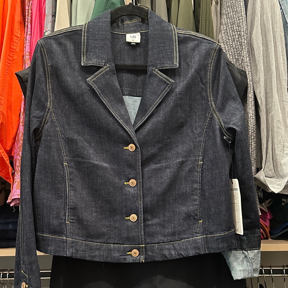 CAbi Johnny Jean Jacket - M - NWT
